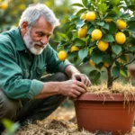 ein erfahrener gärtner erklärt, wie ein einfacher trick unter dem topf im märz deinen zitronenbaum schützt und gesund hält. erfahre jetzt die besten pflegetipps für deinen zitronenbaum.