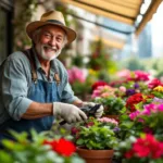 ein gärtner zeigt, welche schattenblumen deinen balkon auch bei wenig licht zum blühen bringen und ihn in eine grüne oase verwandeln.