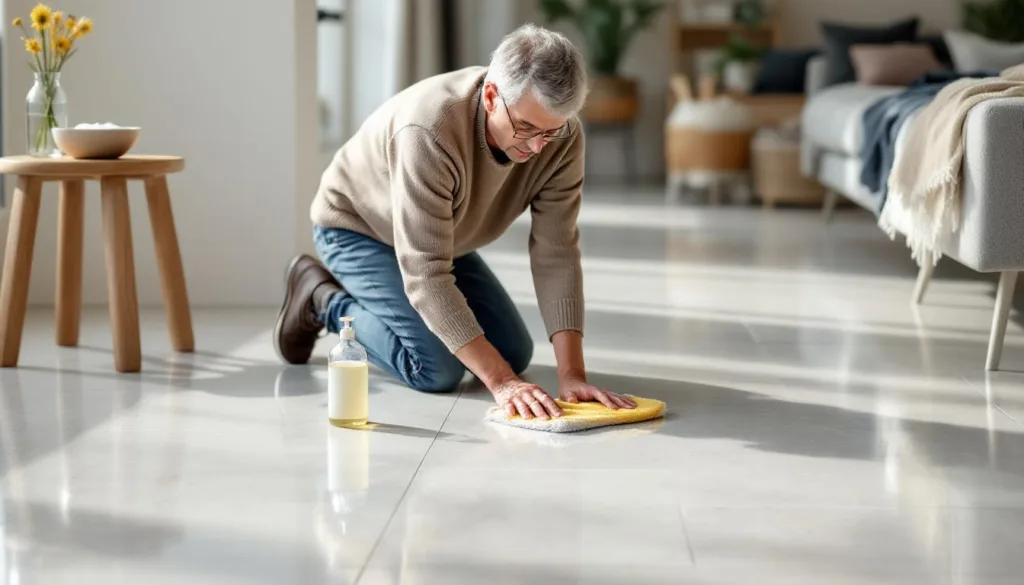 entdecke einen einfachen hausmittel-trick, mit dem dein matter feinsteinzeugboden schnell und effektiv wieder glänzt. pflegeleicht und natürlich für strahlende böden.