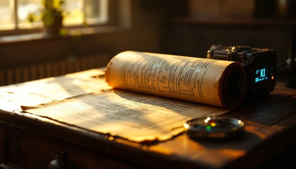 ein ki-detektor analysiert ein historisches dokument und deckt zweifel an seiner echtheit auf. entdecken sie, wie künstliche intelligenz die wahrheit hinter alten schriften enthüllt.