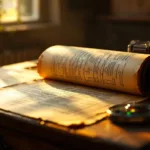 ein ki-detektor analysiert ein historisches dokument und deckt zweifel an seiner echtheit auf. entdecken sie, wie künstliche intelligenz die wahrheit hinter alten schriften enthüllt.