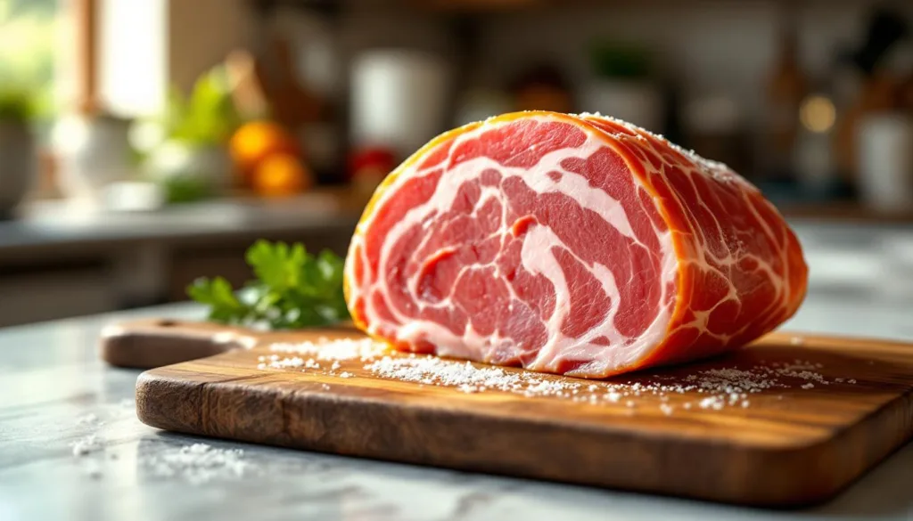 entdecke, warum es besser ist, schinken erst nach dem garen zu salzen, um geschmack und saftigkeit zu bewahren.