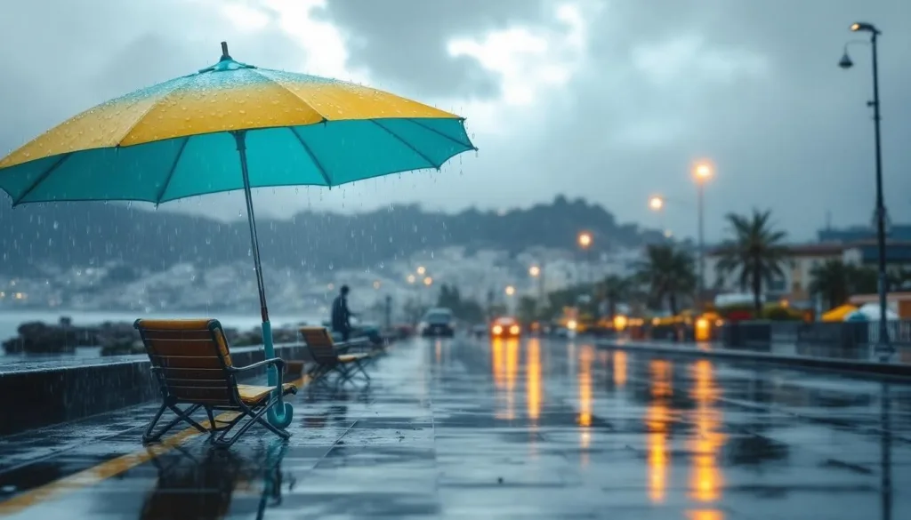 erleben sie spaniens nassesten winter seit jahrzehnten: kein sonnenschirm, sondern regenschirm ist angesagt. entdecken sie die auswirkungen und wettertrends jetzt.