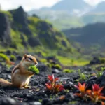 entdecken sie, wie ein paar erdhörnchen auf bemerkenswerte weise einen zerstörten vulkan in eine grüne oase verwandelten und die natur wiederaufleben ließen.